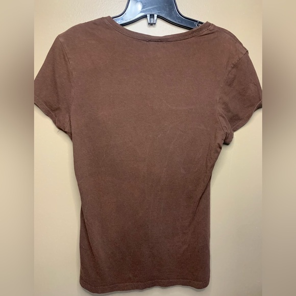 Hard Rock Cafe New York ladies brown t-shirt size Medium - Picture 3 of 4